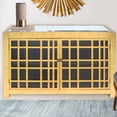 thumbnail image 5 of TETON HOME RUSTIC GOLD LATTICE CABINET - AF-117, 5 of 8