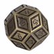 thumbnail image 1 of Dados de metal de 30 caras, dados de juego de aleación de zinc y metal con números para juegos, 1 of 12