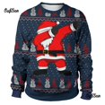 thumbnail image 1 of Vestido navideño para hombre y mujer, ropa gráfica, Top de manga larga de gran tamaño, Jersey Universal a la moda, novedad de 2024, 1 of 4