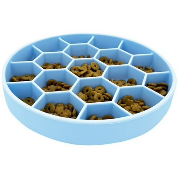 Mr. Peanut's Interactive Slow Feed Dog Bowl, Fun Healthy Bloat Stop Feeder - Medium