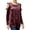 Wine Tasting, variant on Ultra Flirt Womens Juniors Velvet Cold Shoulder Blouse