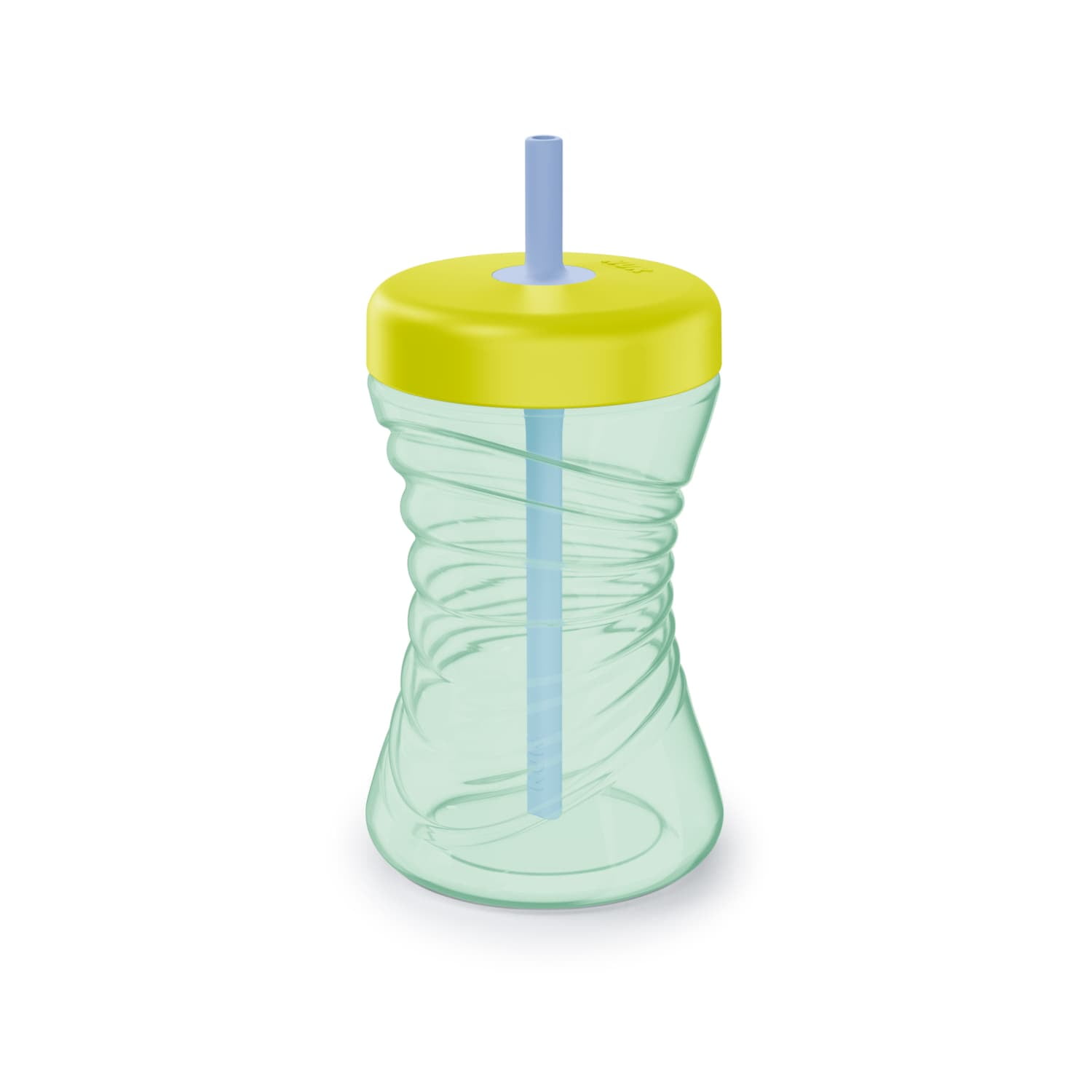 NUK Fun Grips Toddler Sippy Cup with Straw, 1-Pack, Neutral