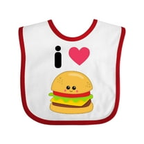 Inktastic I Love Cheeseburgers Boys or Girls Baby Bib
