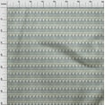 thumbnail image 3 of oneOone Cotton Silk Fabric Chevron & Swirl Block Print Fabric By The Yard 42 Inch Wide, 3 of 4