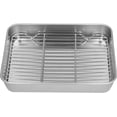 thumbnail image 1 of Nonstick Roasting Pan, Small Roasting Pan with Flat Rack, Rack Set (23.5cm), 1 of 7