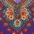 thumbnail image 3 of Cilsoka Fashion Tops Work, Women's Ruffle 3/4 Sleeve Floral Tunic Tops V Neck Double Layers Loose Fit Chiffon Flowy Blouses Shirt, Graphic Trendy Tees, 3 of 5