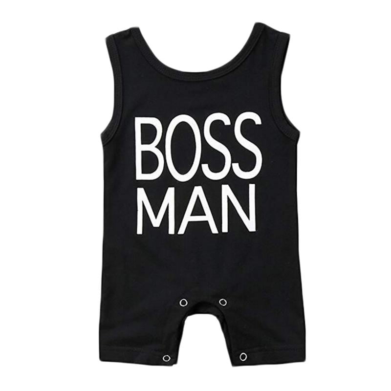 baby boy sleeveless romper