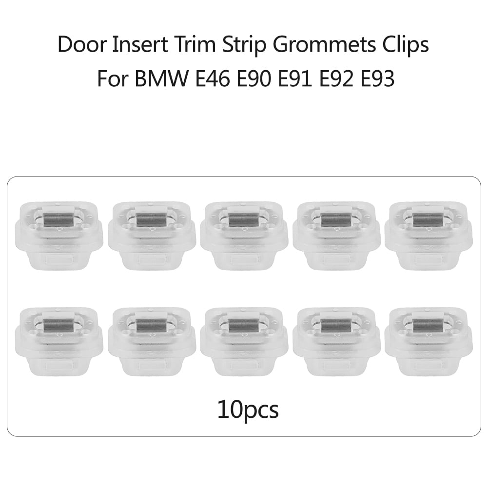 SMART BMW DOOR CARD WOOD INLAY TRIM STRIP PLASTIC PUSH-IN GROMMET CLIP