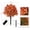 B, variant on YuanGuangQ Simulated Violet Field Insertion, Artificial Violet Flowers for Indoor Courtyard Decoration, Fake Ground Insert Picks for Pottery, Garden, Outdoor Green Decor