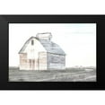thumbnail image 2 of Villa, Mlli 18x13 Black Modern Framed Museum Art Print Titled - Sunset White Barn, 2 of 5