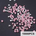thumbnail image 2 of Qarigey 1000 piezas de diamantes de imitación de fijación en caliente con cristales redondos de alto brillo, accesorios de bricolaje, Type2 NO2, 2 of 6