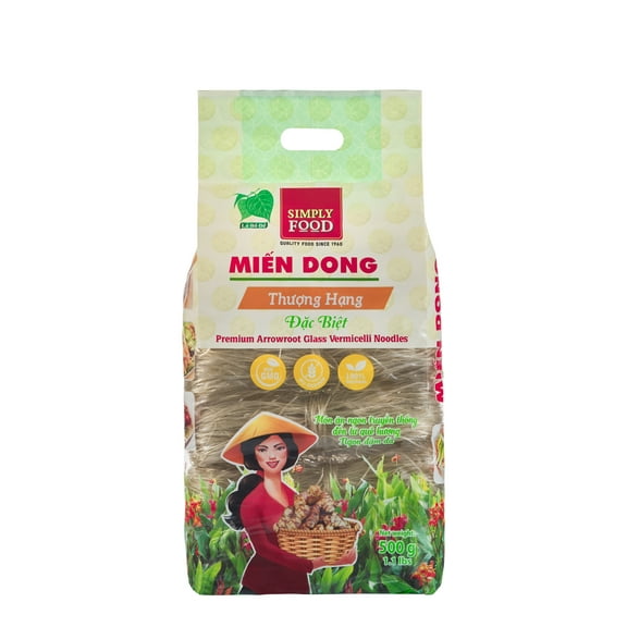 Premium Arrowroot Glass Vermicelli Noodles (500g)