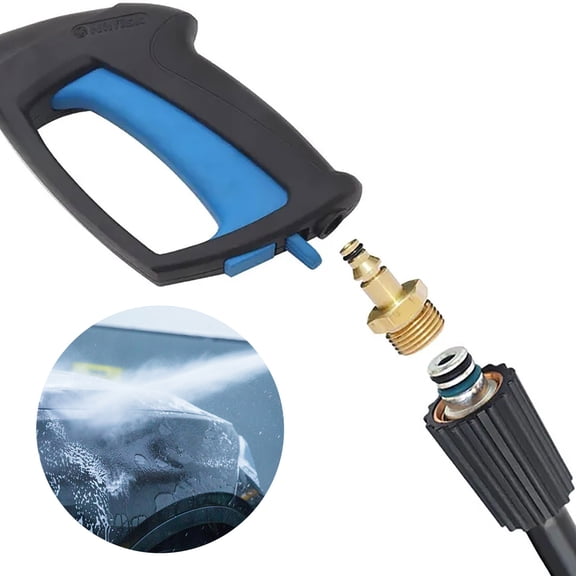 M22 High Pressure Washer Hose Adapter Connector, Fitting for Car Wash Machine Metal Power Washer Accessory Perfect Gifts Spring Cleaning , Gold