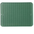 thumbnail image 1 of MicoYang Tapete de silicona para secar platos para uso múltiple, fácil de limpiar, ecológico, tapete de silicona resistente al calor para encimera o fregadero de cocina, refrigerador o revestimiento d, 1 of 4