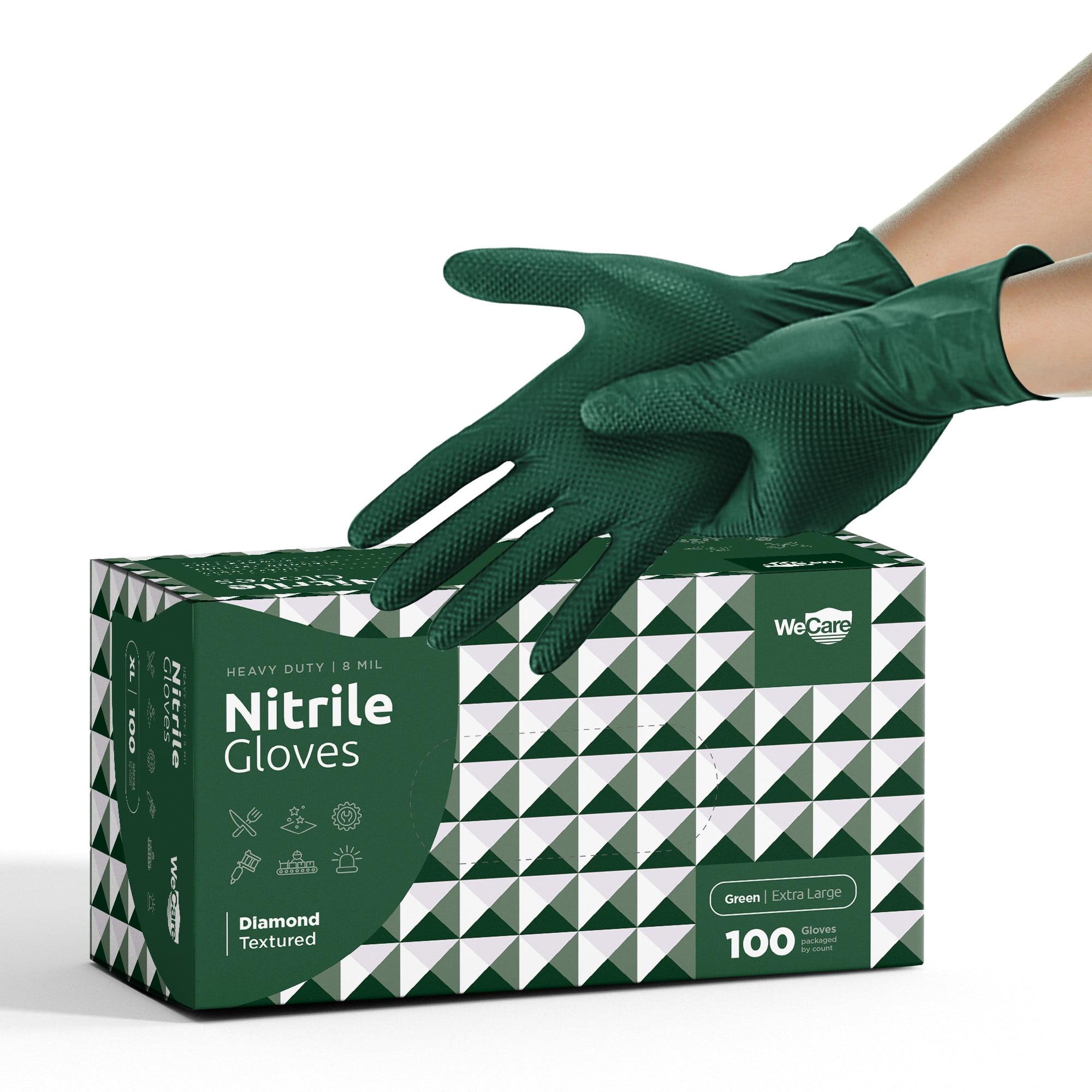 Finecare Latex Gloves 100枚入り×10個セット Finecare Latex Gloves 100枚入り×10個セット