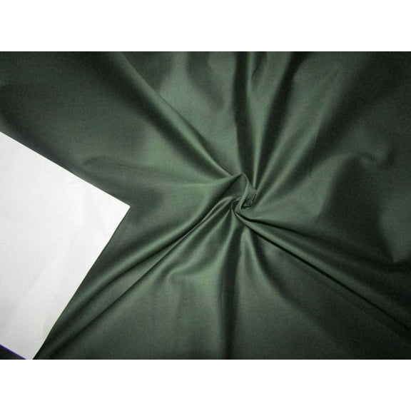 100% COTTON FABRIC DARK GREEN colour [ LONDON ] 58" wide [10521]