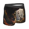 thumbnail image 3 of Daiia Enchanted Deer In Cave Men's Underwear Boxer Briefs, Cotton Stretch Moisture-Wicking Underwear-X-Large, 3 of 9