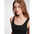 thumbnail image 5 of Camiseta sin mangas GAP Ribbed True Black Small Tall, 5 of 5