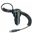 thumbnail image 6 of Usb C Car Charger 75W Fast Charging For Phones Tablets With Coiled Cable Design, 6 of 7