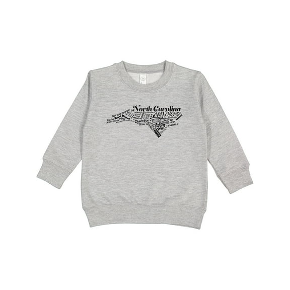 Inktastic North Carolina Word Salad Toddler Sweatshirt