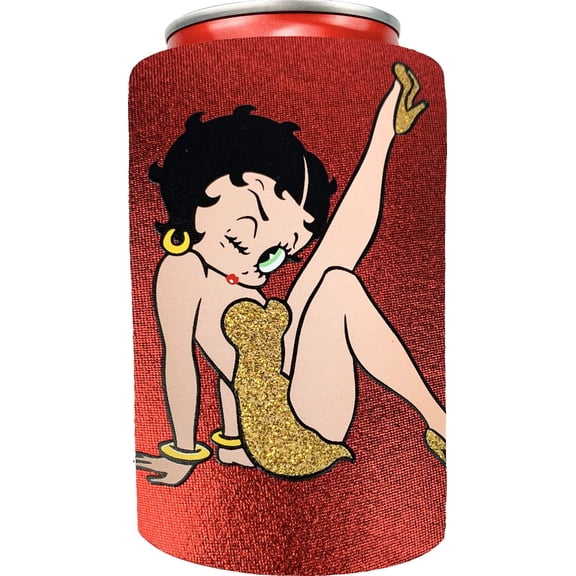 Spoontiques Betty Boop Can Coolers, One size, Red