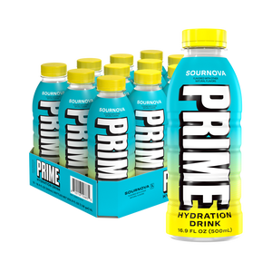 Prime Hydration Sports Drink, Sournova, 16.9 fl oz, 12 Pack