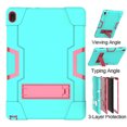 thumbnail image 4 of Goldcherry Lenovo Tab E10 10.1 Inch Case, Hybrid Heavy Duty Defender Shockproof Protective with Built-in Kickstand for Lenovo Tab E10 (TB-X104F) 10.1 Inch 2018(Mint Green+Pink), 4 of 7