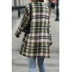thumbnail image 3 of Abrigo PRETTYGARDEN Shacket Grande de Mezcla de Lana a Cuadros Verde, 3 of 8
