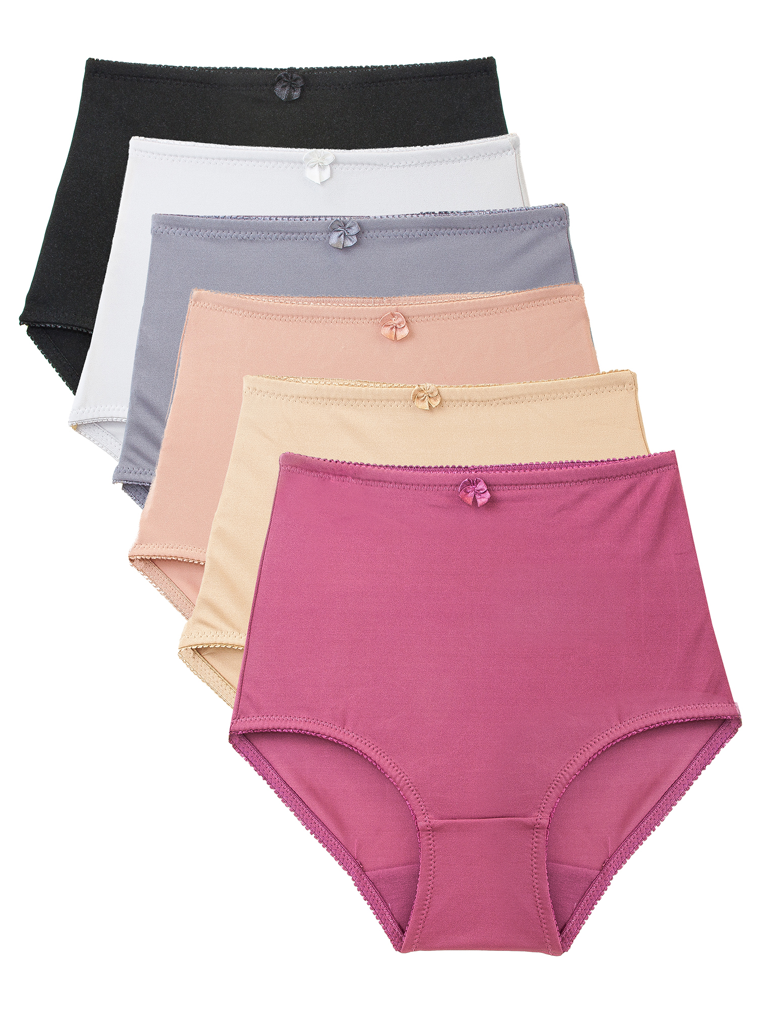 B2BODY Women s Panties High Waisted Briefs Small To Plus Sizes Multi 