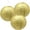Gold, variant on 3pcs (12in) Paper Lanterns Decorative Round Chinese Paper Lanterns for Birthday Halloween Wedding Bridal Shower Home Decor Party Decoration