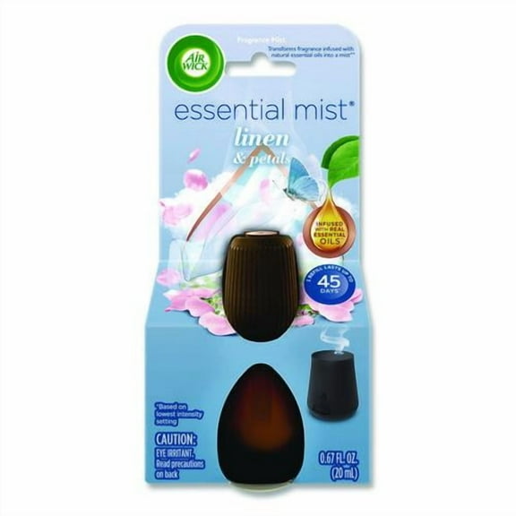 Essential Mist Refill, Linen and Petals, 0.67 oz | Bundle of 2