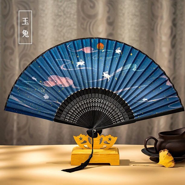 Ventilador Antiguo Plegable De Estilo Chino Bailar Verano Femenino Japonés Complejo Clásico Diario Barato