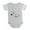 Heather Gray, variant on CafePress - Z Is For Zebra - Cute Infant Baby Football Bodysuit