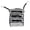 Gray, variant on LAZIOEGR Foldable Travel Luggage Organizer – 4‑Compartment Hanging Packing Cube with Mesh Pockets, Black