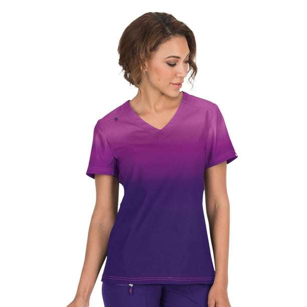Koi scrubs Koi Lite Women's 370 "Reform" Ombre VNeck Scrub TopFREE