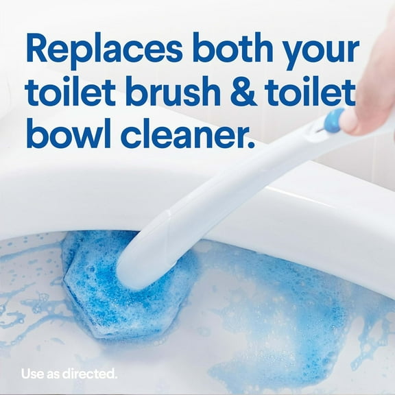 Toilet Cleaning Refills, Disinfecting Scrubbing Pads