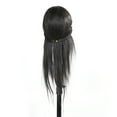thumbnail image 6 of Yucurem Professional Hairdressing Training Mannequin Practice Head 65cm Black Hair, 6 of 7