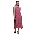 thumbnail image 1 of Bimba Robe Longue Dos Nu Géométrique Décontractée pour Femmes, Imprimée, Grande Taille, 1 of 6