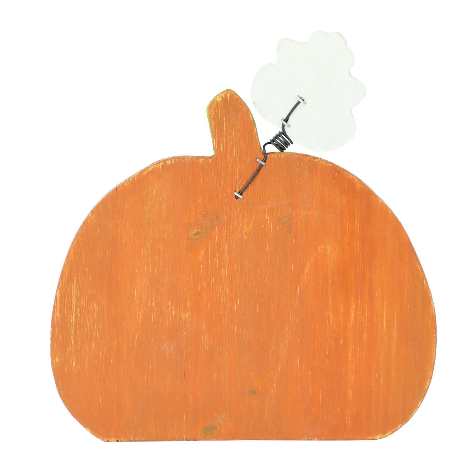 Way To Celebrate Harvest Wood Pumpkin Tabletop Décor, Orange
