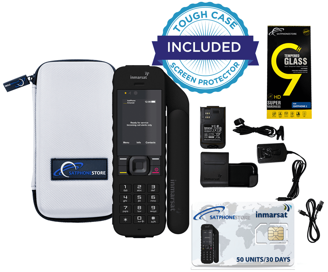 SatPhoneStore Inmarsat IsatPhone 2.1 Satellite Phone Standard Package