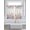 Light Pink, variant on Black Spring Floral 2 Panel Kitchen Curtains for Small Windows, Elegant Flowers Farmhouse Botanical Bathroom Tier Curtain, Short Window Treatment for Bedroom/Living Room 55"x24"