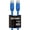 Blue, variant on Cat 6 Ethernet Cable 5 FT in Green 2 Pack 10 Gbps Speed Network Round Rj45 Outdoor Indoor Direct Burial Bare Copper LAN Patch Cable for Router Gaming PS5 XBOX Printer Computer CCTV Switch