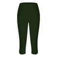 thumbnail image 5 of XIYON Womens Leggings Women Beach Pants Casual Exercise Stretch Hollow Cropped Calf Length Pants Soft Yoga Pants, 5 of 5
