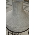 thumbnail image 3 of Signature Design by Ashley Estonbank 28.5" Metal Vase, Distressed Cream Finish, 3 of 6