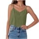 thumbnail image 3 of Ropa para chicas adolescentes,Blusa informal sin mangas con cuello en V para mujer, tirantes ajustables, poliéster liso, uso diario, sopatenor, 3 of 9