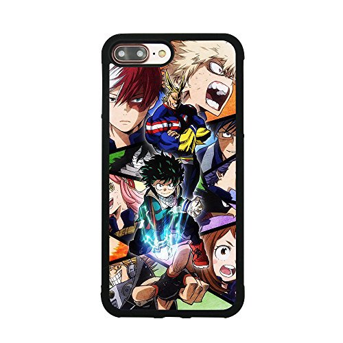 My Hero Academia Anime Manga Comic Theme Case For Iphone 7 Plus 8 Plus 5 5 Inch Comic Tpu Silicone Gel Edge Pc Bumper Case Skin Protective Printed Phone Full Protection Cover Walmart Com