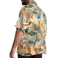 thumbnail image 3 of Atlas Men's Short Sleeve Beach Button Down Casual Printed Summer Shirts - Unisex, 3 of 6