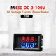 thumbnail image 4 of Hugtrwg DC0-100V Amp Volt Gauge Dual LED Medidor corriente voltaje digital (Rojo Azul 10A), 4 of 9