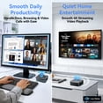 thumbnail image 6 of Blackview MP50 Mini PC AMD Ryzen 5 3500U (4 Cores/8 Threads) 16GB DDR4 512GB M.2 SSD, Small Desktop Computer Radeon Vega 8 Graphics, 4K Dual Monitor HDMI+DP, Windows 11 Pro for Home Office Business, 6 of 12