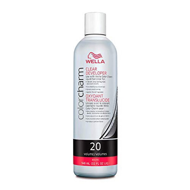 Desarrollador de cabello líquido WELLA Color Charm Clear 20 Volumen 32 onzas